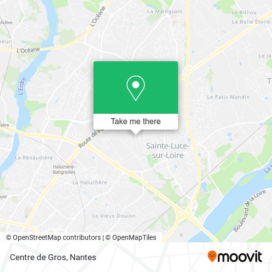 Centre de Gros map