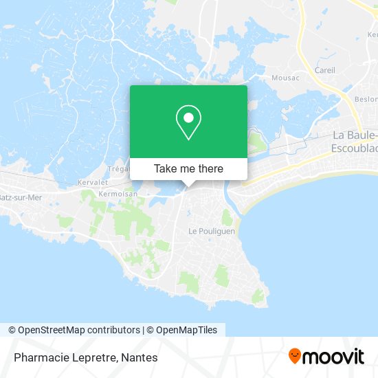 Mapa Pharmacie Lepretre