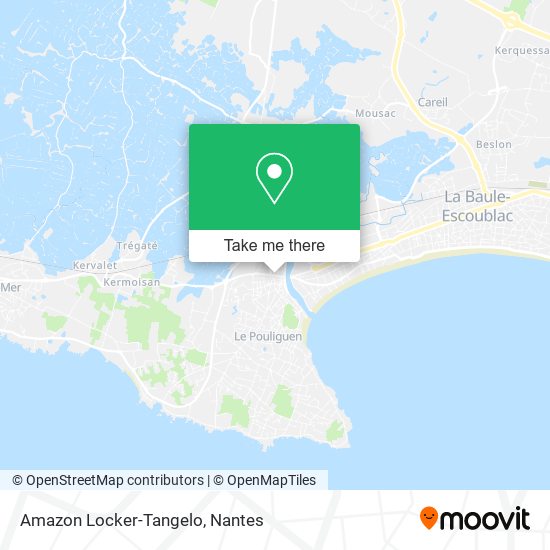 Amazon Locker-Tangelo map