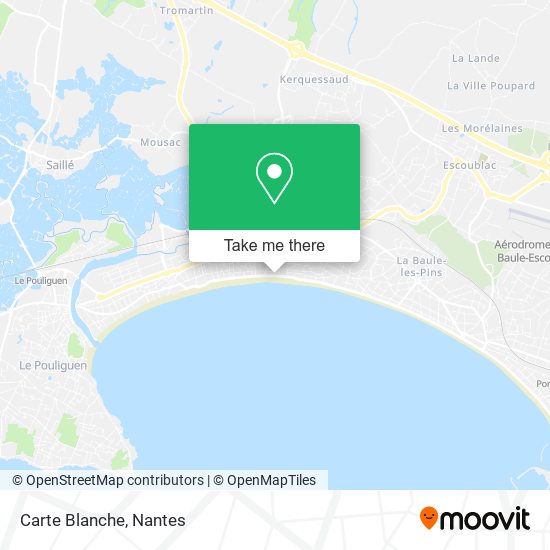Carte Blanche map