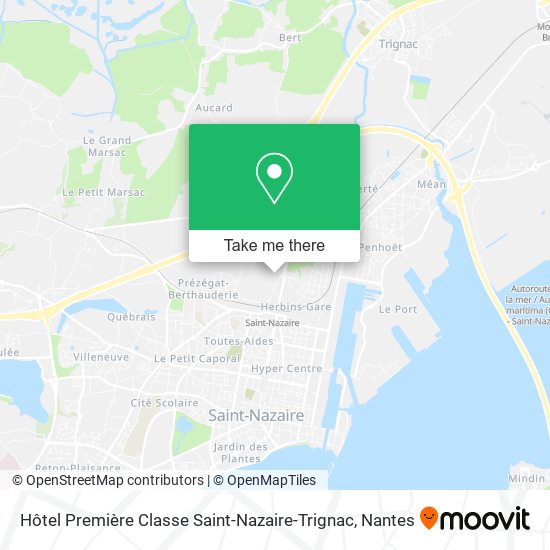 Hôtel Première Classe Saint-Nazaire-Trignac map