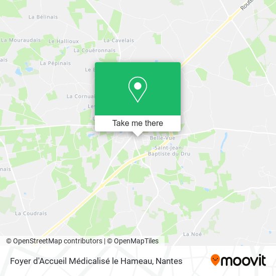 Foyer d'Accueil Médicalisé le Hameau map