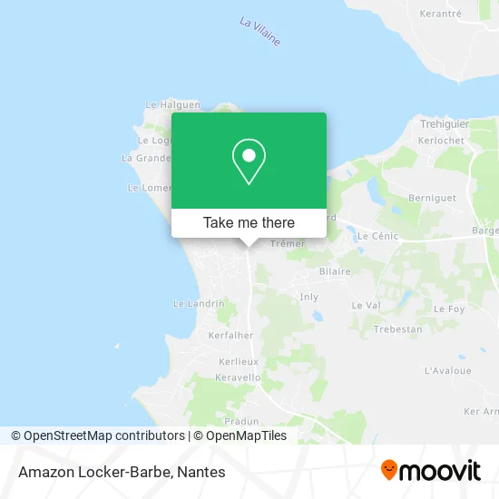 Amazon Locker-Barbe map