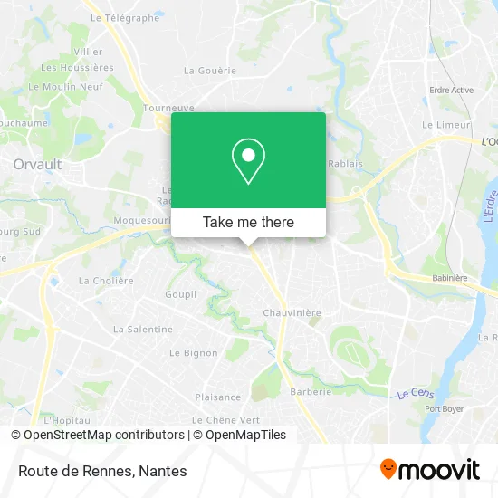 Route de Rennes map