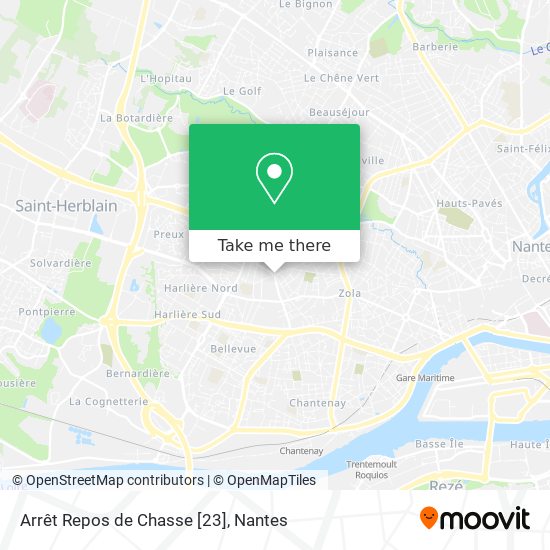 Arrêt Repos de Chasse [23] map