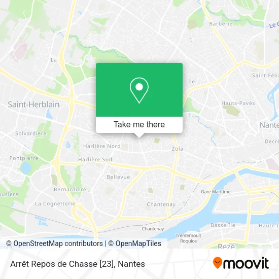 Mapa Arrêt Repos de Chasse [23]