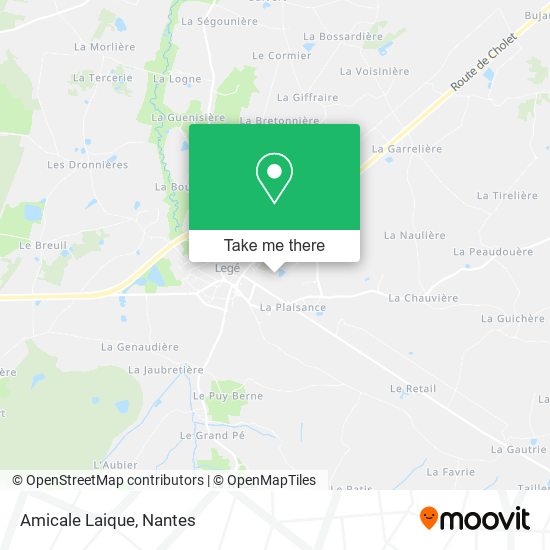 Amicale Laique map