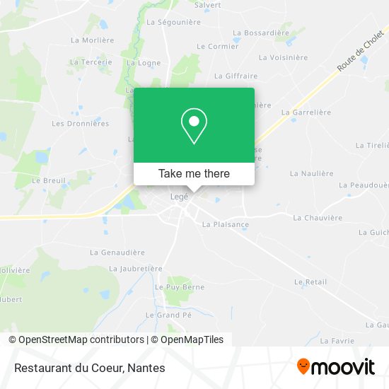 Restaurant du Coeur map