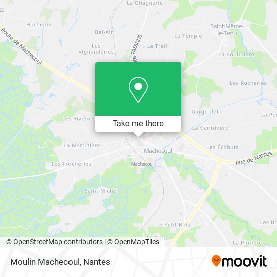 Moulin Machecoul map