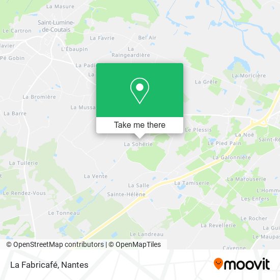 La Fabricafé map