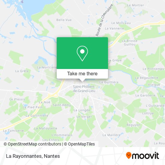 La Rayonnantes map