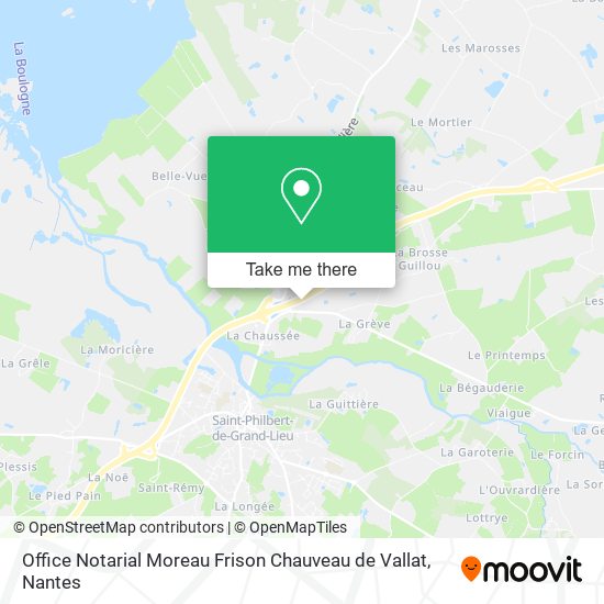 Office Notarial Moreau Frison Chauveau de Vallat map