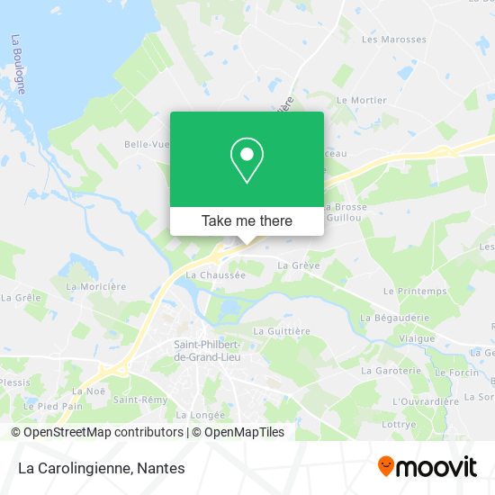 La Carolingienne map
