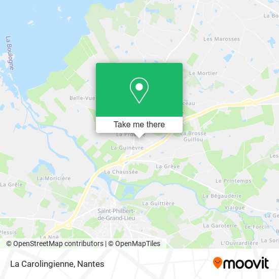 La Carolingienne map