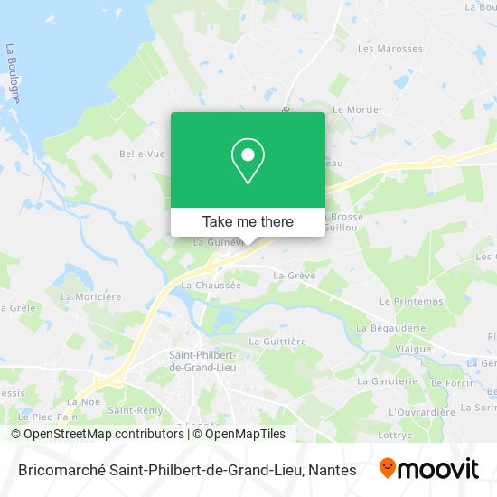 Bricomarché Saint-Philbert-de-Grand-Lieu map