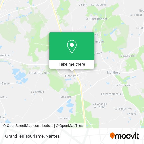 Grandlieu Tourisme map