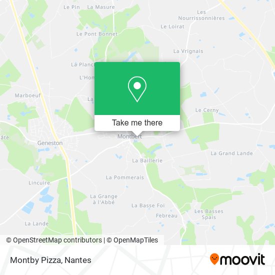 Montby Pizza map
