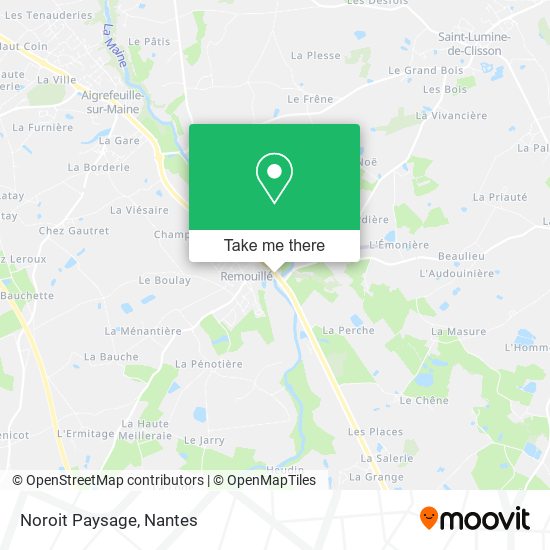 Noroit Paysage map