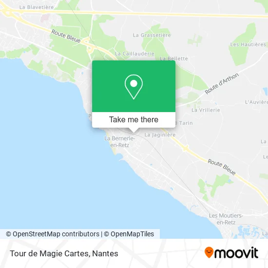 Tour de Magie Cartes map