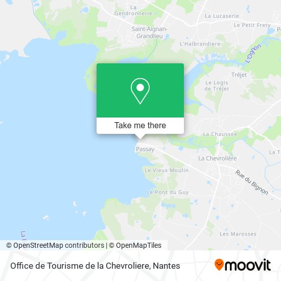Office de Tourisme de la Chevroliere map