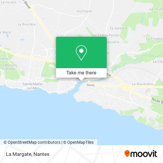 La Margate map