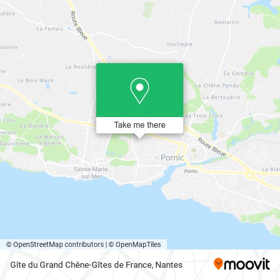 Gîte du Grand Chêne-Gîtes de France map