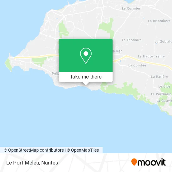 Le Port Meleu map