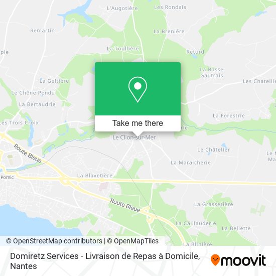 Domiretz Services - Livraison de Repas à Domicile map