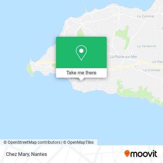 Chez Mary map