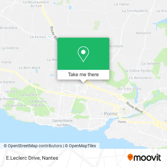 E.Leclerc Drive map