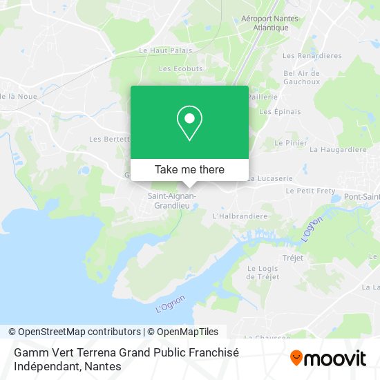 Gamm Vert Terrena Grand Public Franchisé Indépendant map