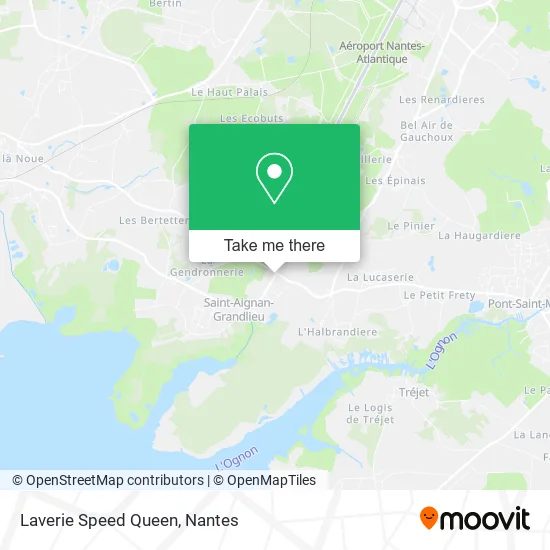 Laverie Speed Queen map