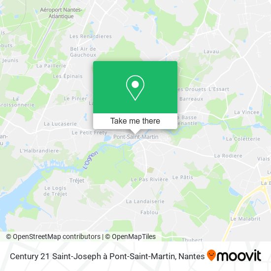 Century 21 Saint-Joseph à Pont-Saint-Martin map