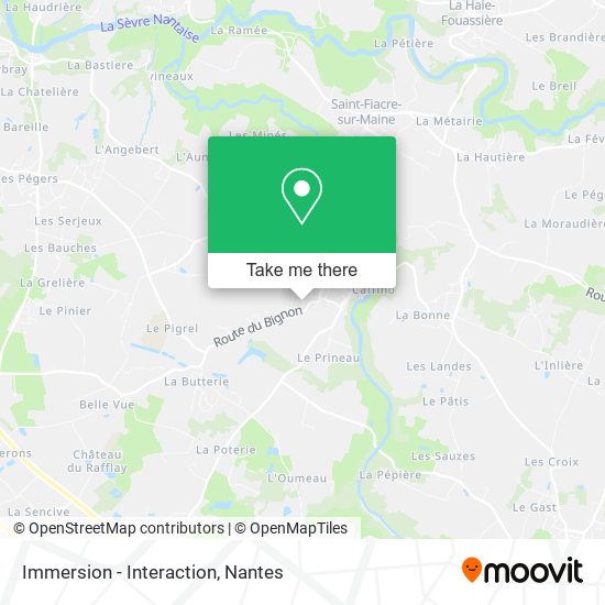 Immersion - Interaction map