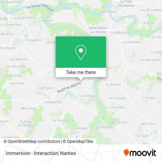 Immersion - Interaction map