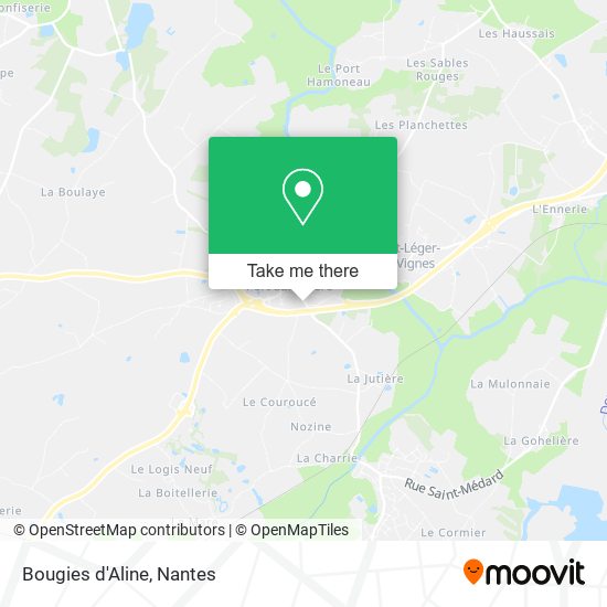 Bougies d'Aline map