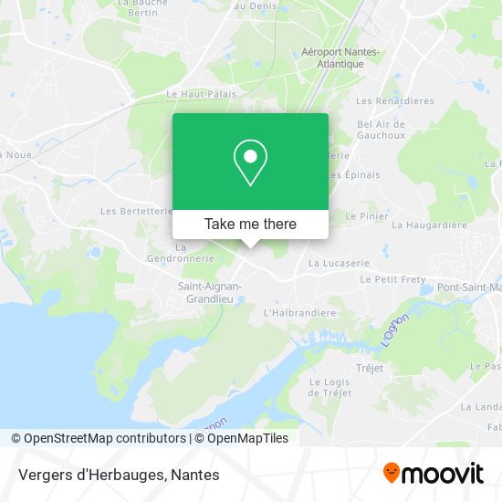 Vergers d'Herbauges map