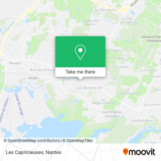 Les Capricieuses map
