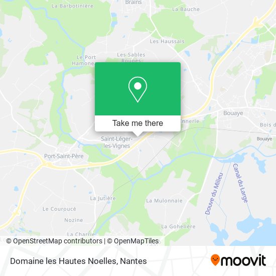 Mapa Domaine les Hautes Noelles