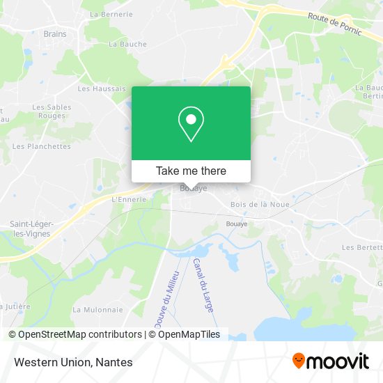 Western Union map