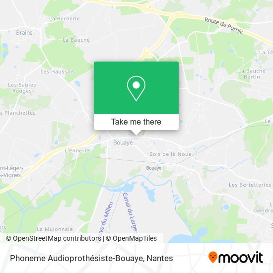 Phoneme Audioprothésiste-Bouaye map