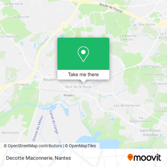 Decotte Maconnerie map