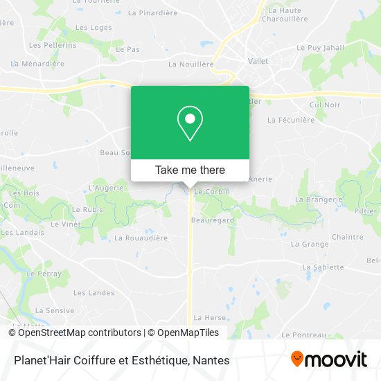 Planet'Hair Coiffure et Esthétique map