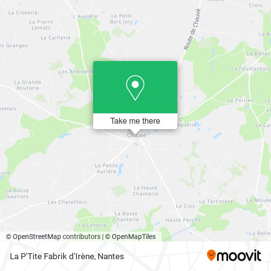 La P'Tite Fabrik d'Irène map