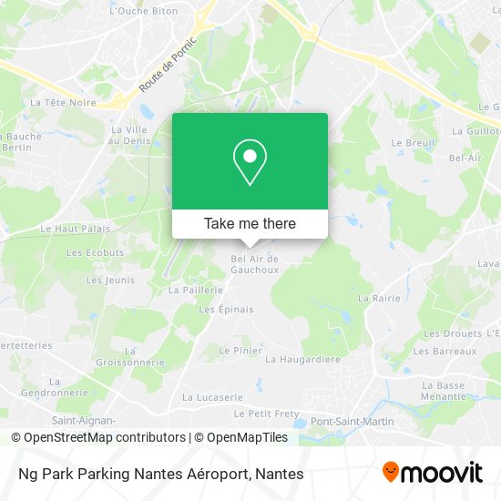 Ng Park Parking Nantes Aéroport map