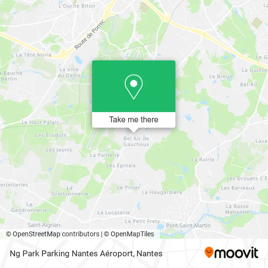 Ng Park Parking Nantes Aéroport map