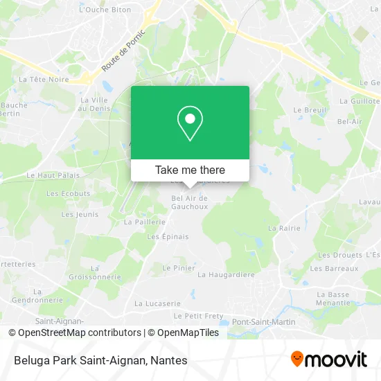 Beluga Park Saint-Aignan map