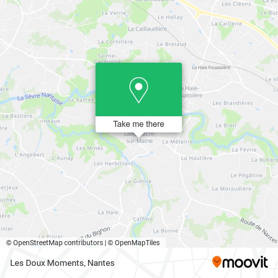 Les Doux Moments map