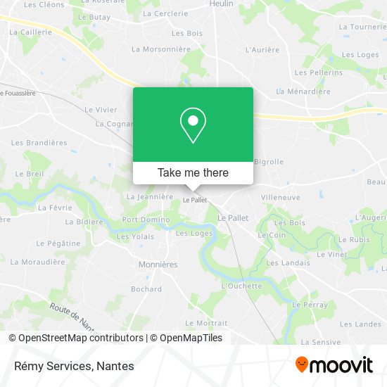 Rémy Services map