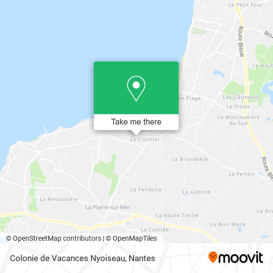 Colonie de Vacances Nyoiseau map